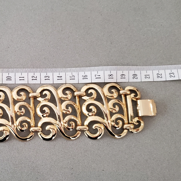 Filigree Gold Necklace & Bracelet - New - Picture 8 of 8